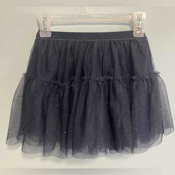 Tulle, sparkly skirt. H&M size 6-8. Navy. - Picture 2 of 3